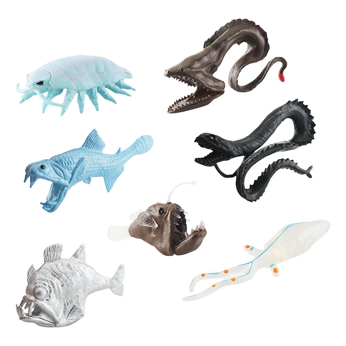 7Pcs Mini Deep Sea Biology Animal Figurines Model Crafts for Toddlers - Trang trí nhà cửa 7Pcs Mini Deep Sea Biology Animal Figurines Model Crafts for Toddlers - Trang trí nhà cửa