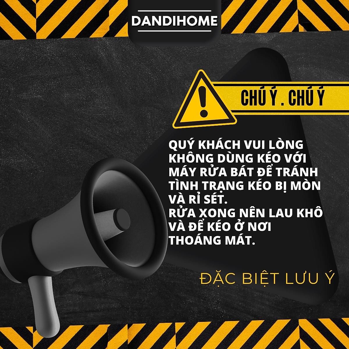 Kéo cắt gà DandiHome thép liền khối cao cấp 2020