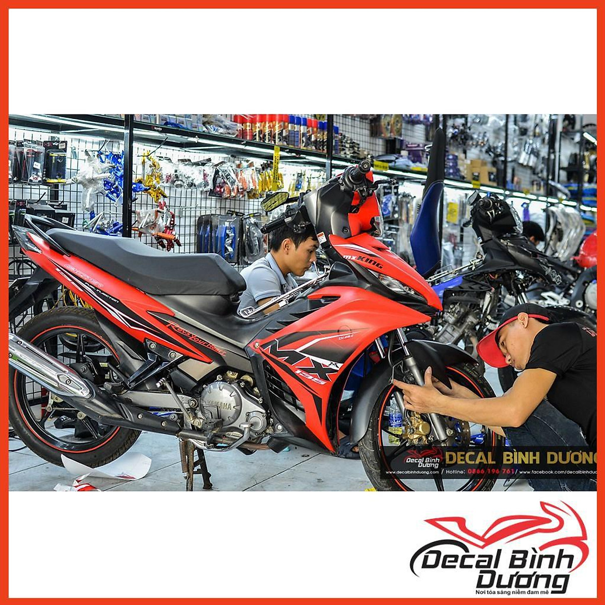 Tem Trùm Exciter 135 Đen Nhám Chỉ Đỏ Lazadavn #47 Tem Trùm Exciter 135 Đen Nhám Chỉ Đỏ Lazadavn