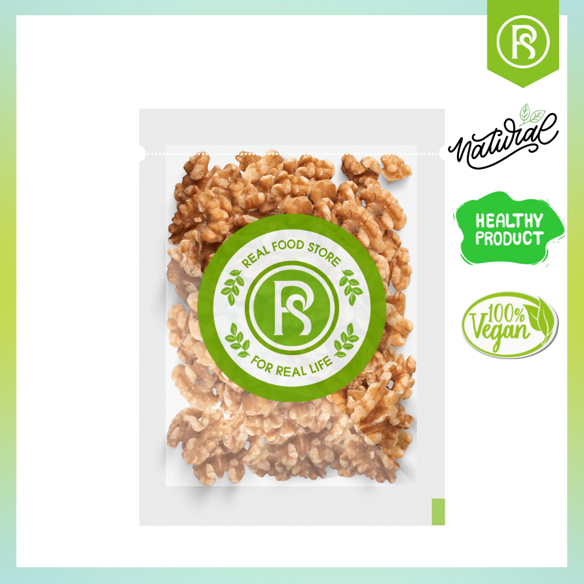 Nhân Hạt Óc Chó Vàng REAL FOOD