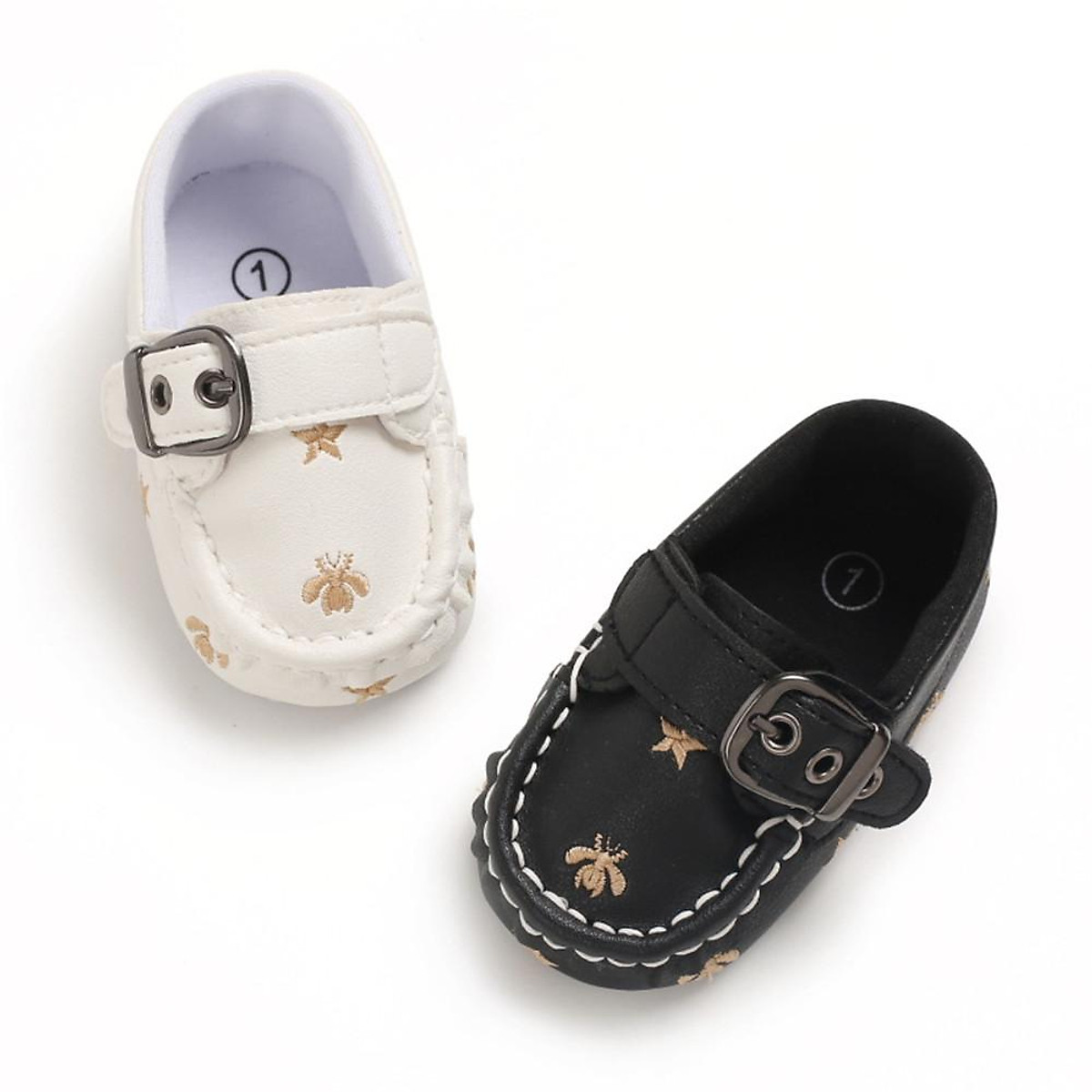 Yfashion Baby oddler Shoes British Style Small Leather Shoes for 3-12  Months Baby color