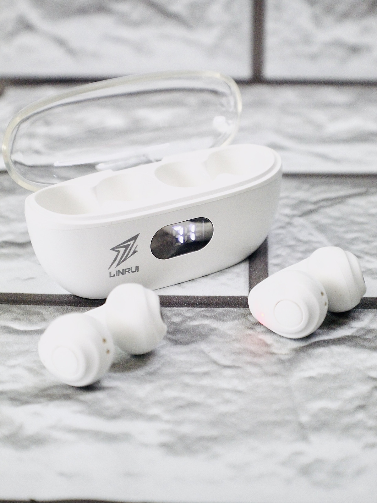 Tai Nghe Bluetooth Kẹp Tai Thể Thao Linrui GT350 Nhỏ Gọn, Bass Hay - Hàng Chính Hãng