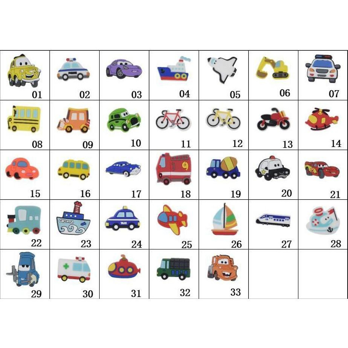 jibbitz gắn sục dép