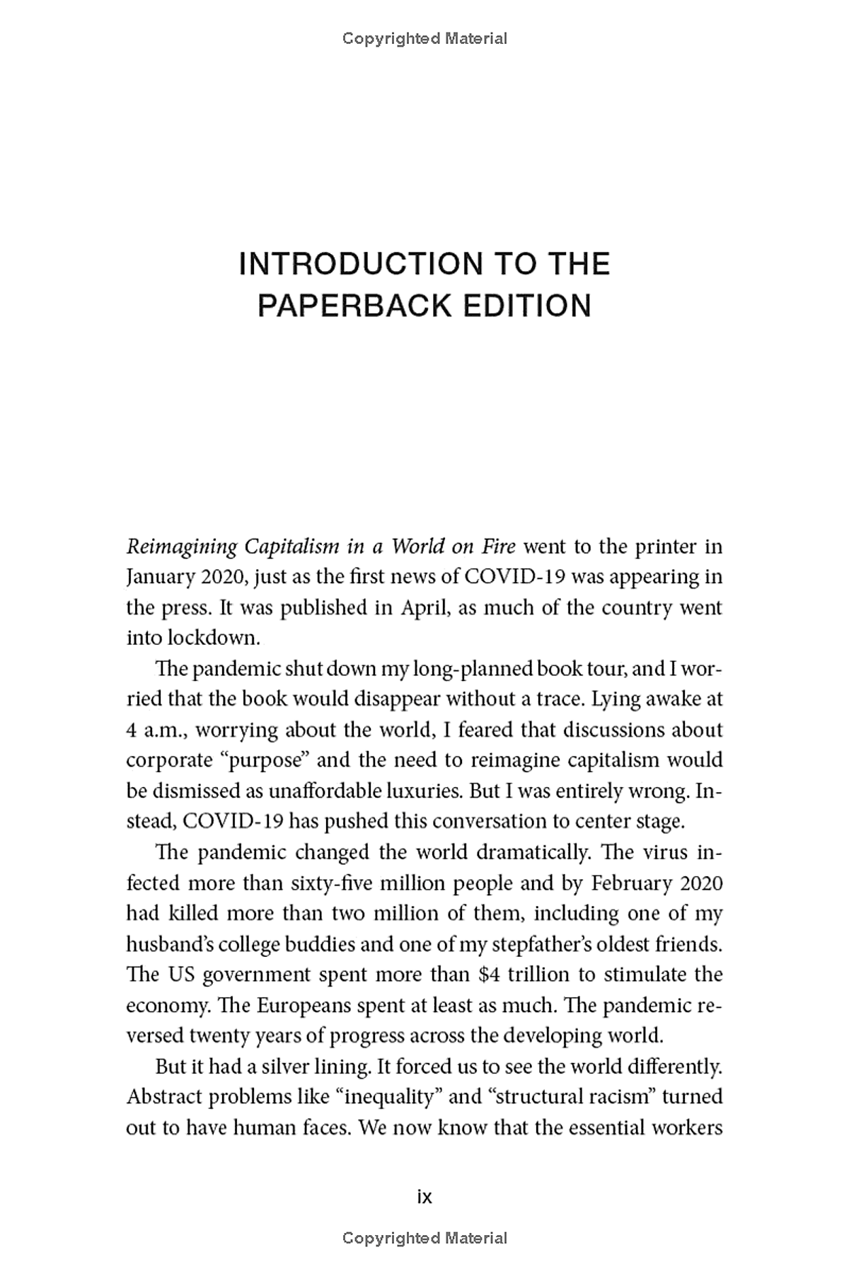 Reimagining Capitalism In A World On Fire