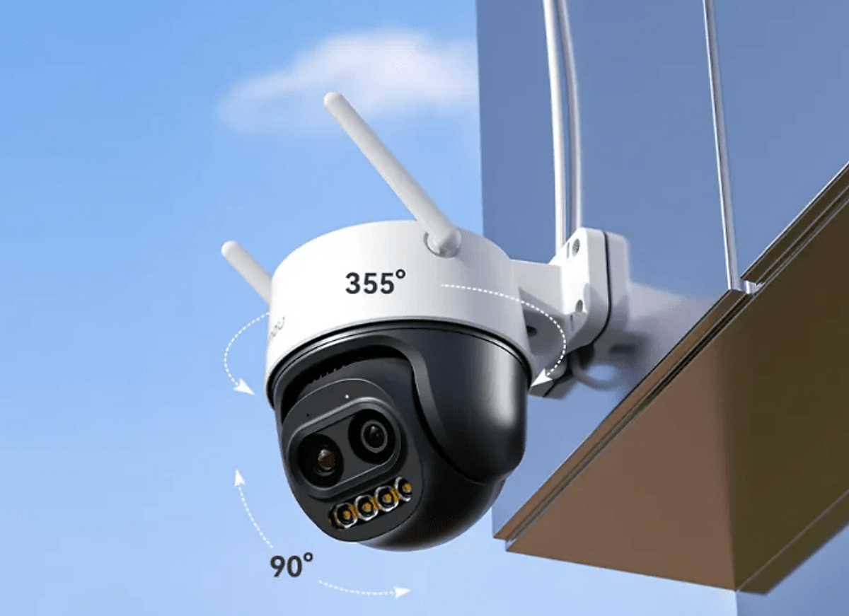 Camera Imou Cruiser Z 3K 5MP - Thu phóng 12x, Chống chịu thời tiết IP66, Phát hiện xe cộ, Đàm thoại 2 chiều - HÀNG CHÍNH HÃNG