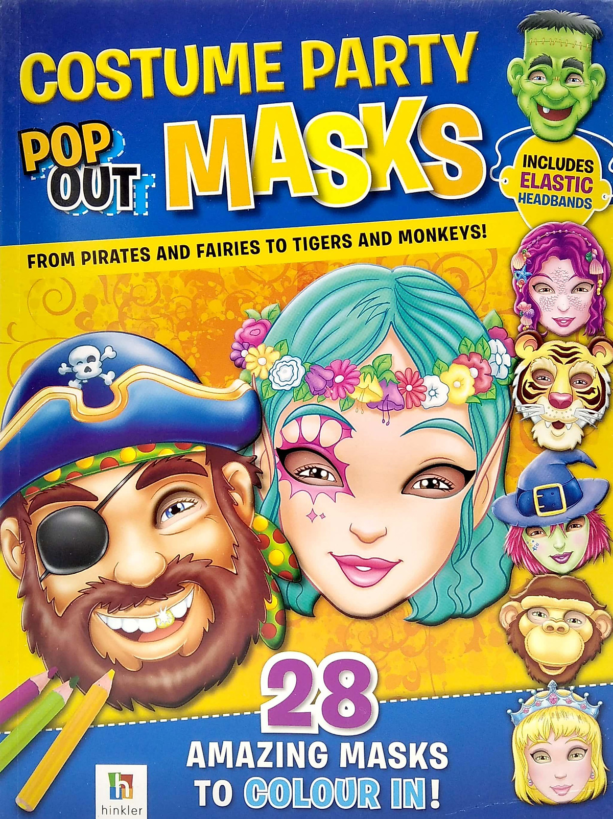 Costume Party Pop Out Masks