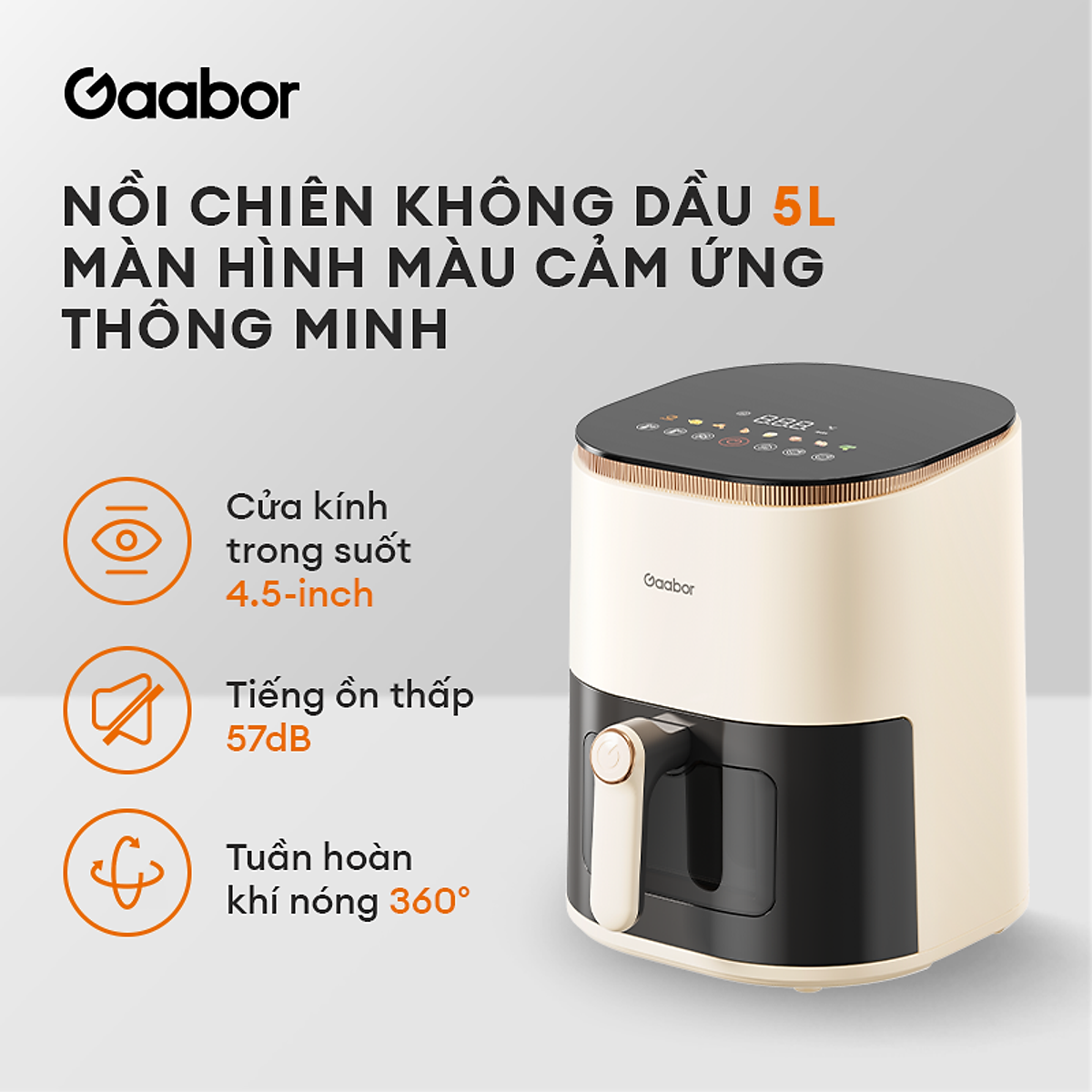 Khám Phá Nồi Chiên Không Dầu Gaabor 6L - Giải Pháp Nấu Ăn Thông Minh