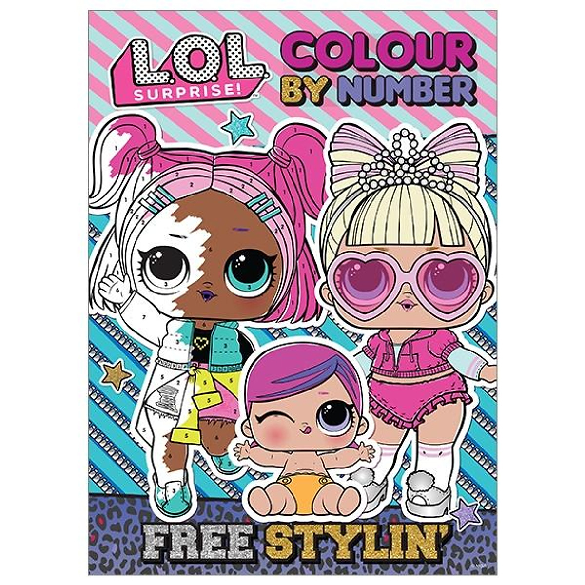 L.O.L Surprise! Colour By Number Free Stylin'