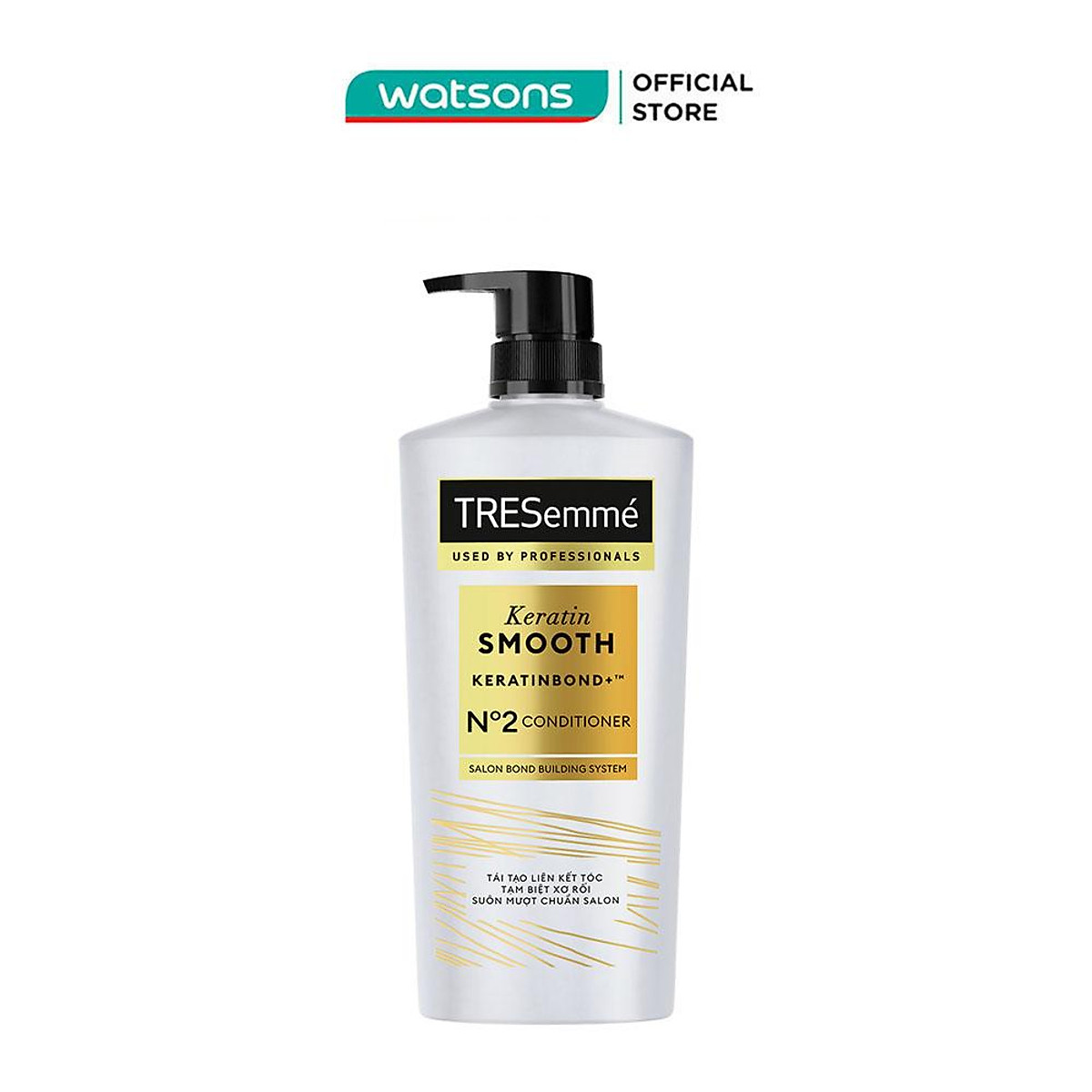 Dầu Xả Tresemmé Keratin Smooth Tinh Dầu Argan & Keratin Vào Nếp Suôn Mượt 620g