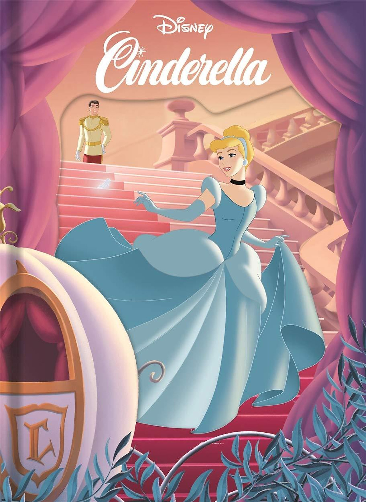456 Tranh hình tô màu công chúa lọ lem Cinderella xinh đẹp dễ thương   Tranh Tô Màu cho bé