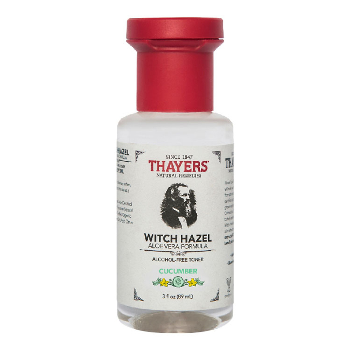Nước hoa hồng không cồn THAYERS - Hương dưa chuột - Travel size 89ml