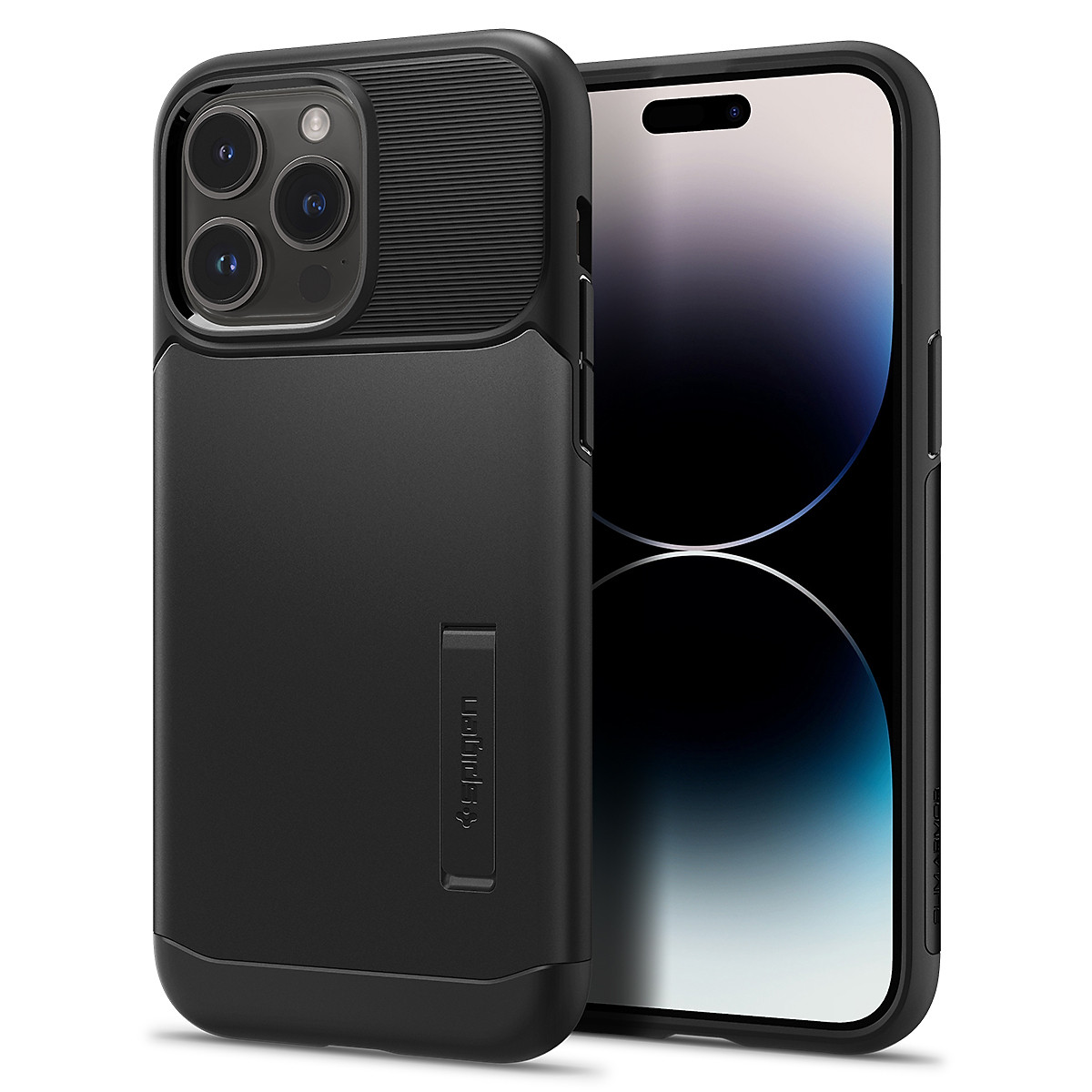 Ốp lưng Spigen Slim Armor cho iPhone 14/14 Plus/ 14 Pro/14 Pro Max - Thiết kế mỏng nhẹ, chống sốc, chống bẩn, viền camera cao - Hàng chính hãng