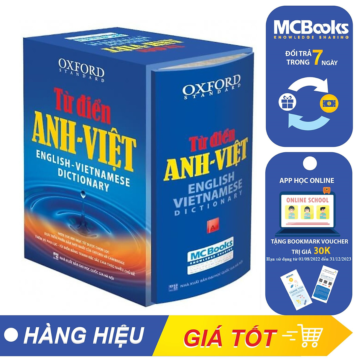 Từ Điển Anh - Việt ( Màu Xanh) - TKBooks 