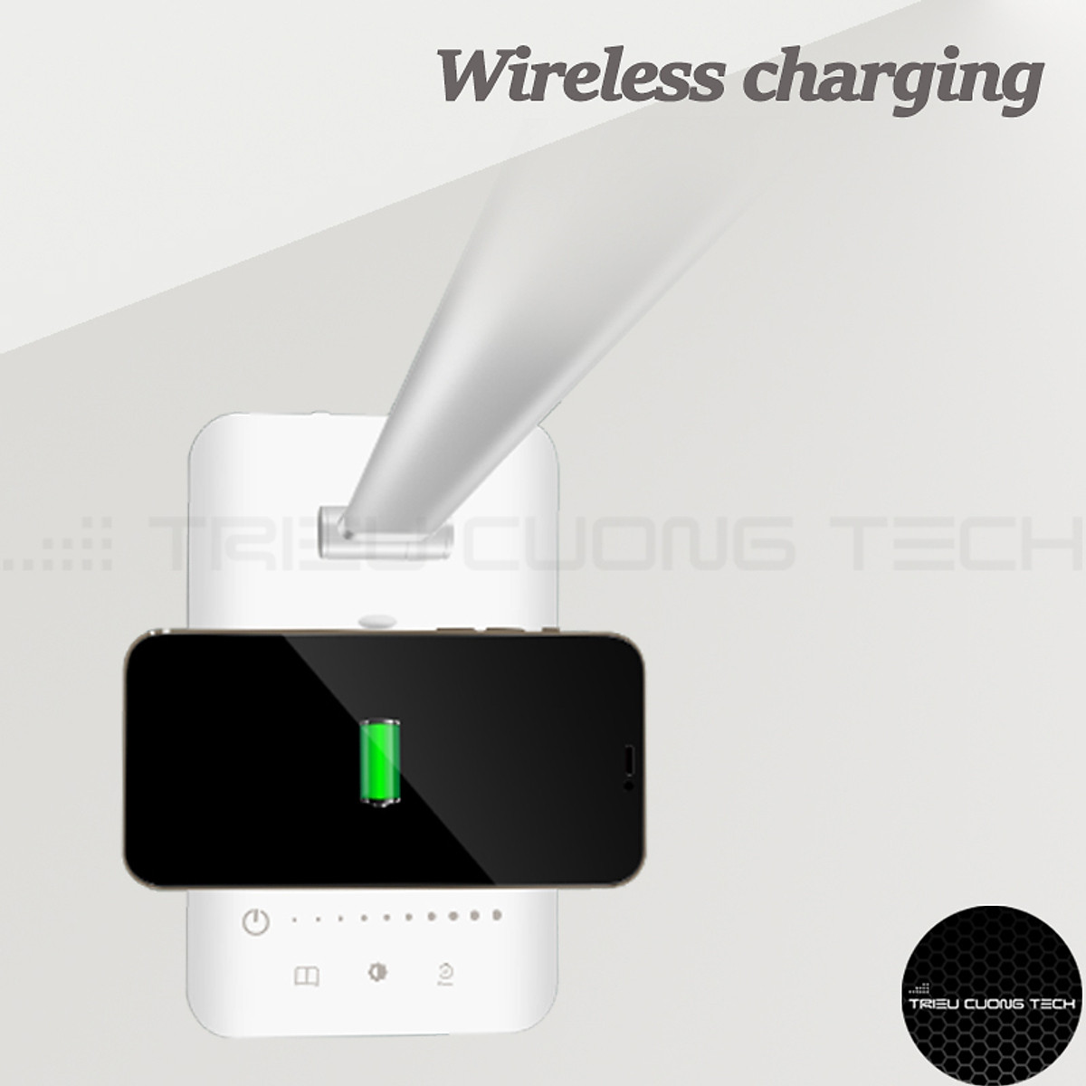 Đèn Bàn Học LED Đọc Sách Làm Việc Chống Cận Bảo Vệ Mắt - Cảm Ứng 5 Cấp Độ Điều Chỉnh - Điều Chỉnh Vùng Sáng - Gấp Gọn Tiện Lợi