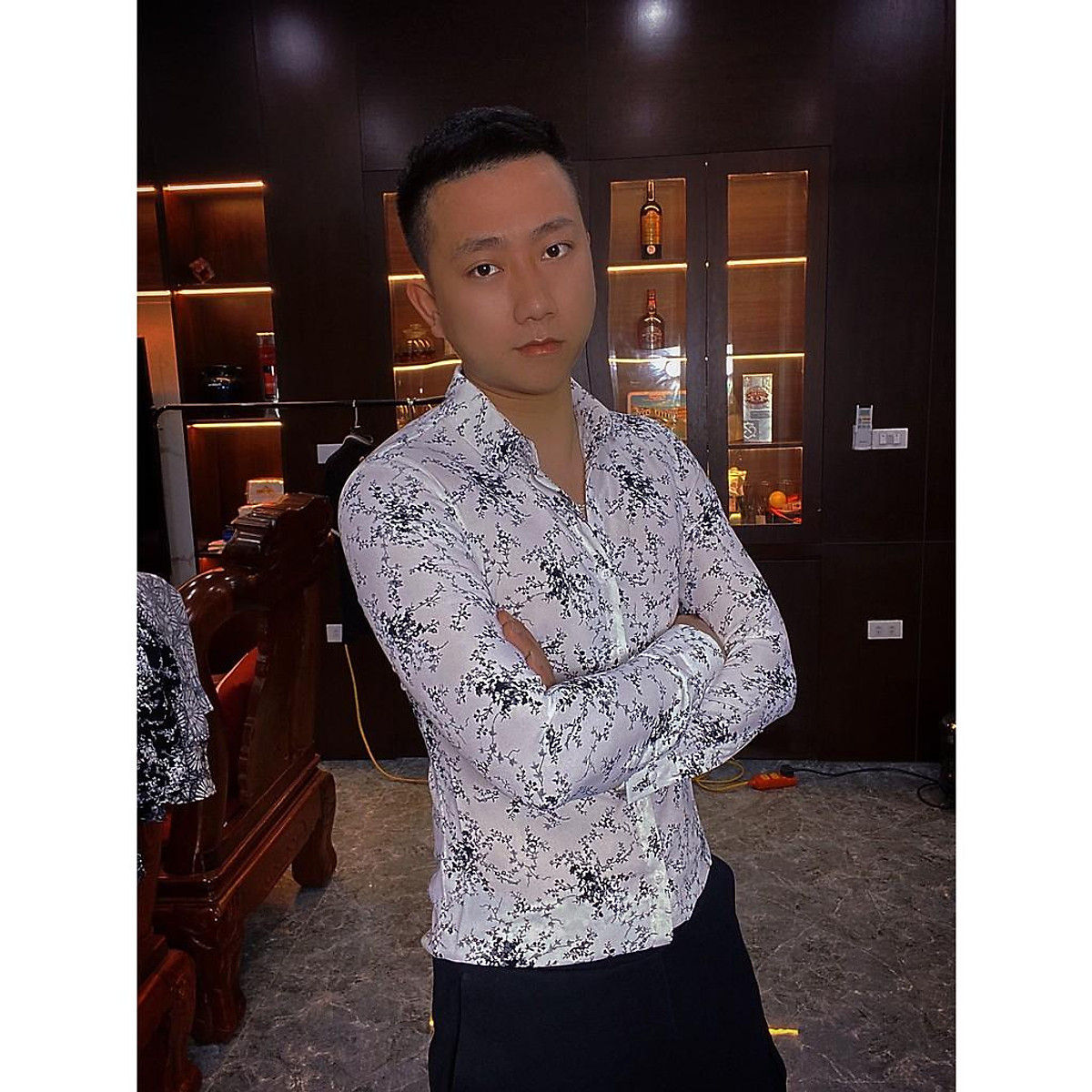 Mua ÁO SƠ MI NAM VOAN LỤA HT HOA HÀN QUỐC MÙA HÈ 2021 HOA 1 TRẮNGL tại DUMIMAN MENSWEAR #25 Mua ÁO SƠ MI NAM VOAN LỤA HT HOA HÀN QUỐC MÙA HÈ 2021 HOA 1 TRẮNGL tại DUMIMAN MENSWEAR