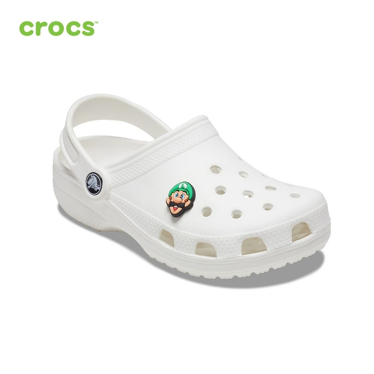 Huy hiệu unisex Crocs Super Mario Luigi 1 Pcs - 10007479 - Phụ kiện cho  giày nam