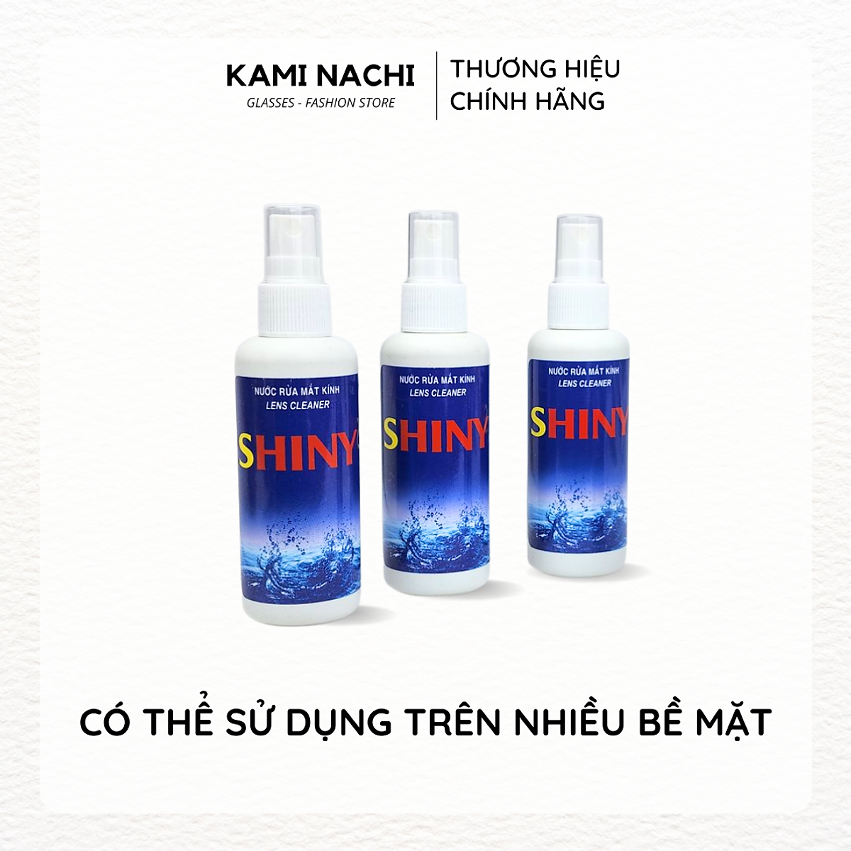 Nước xịt rửa mắt kính chuyên dụng KAMI NACHI 100ml