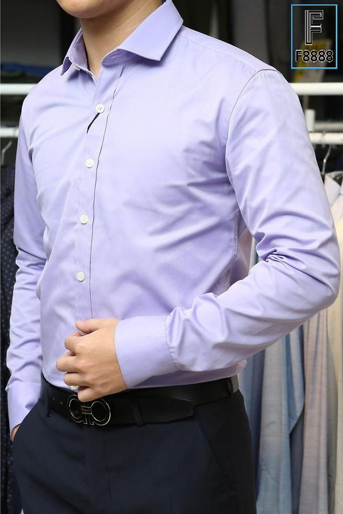 Mua Áo Sơ Mi Nam Màu Tím Nhạt Loại Đẹp - Size L Tại Thời Trang Nam Phát |  Tiki