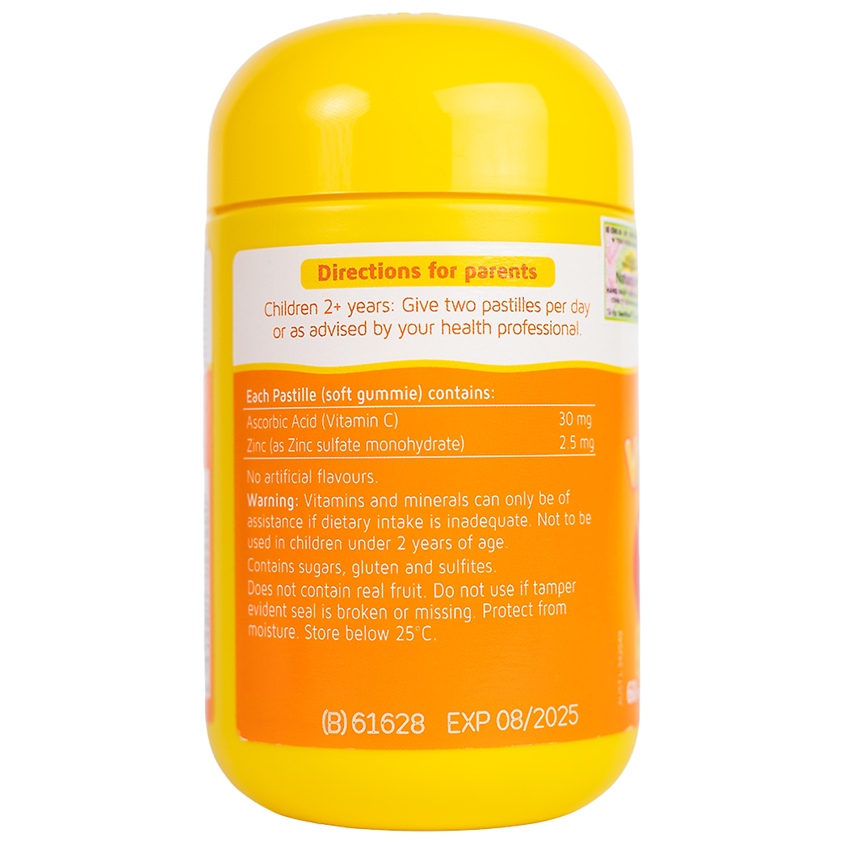 Nature's Way Kids Smart VITA GUMMIES( VITAMIN C+ Zn) - Bổ sung kẽm và vitamin C cho trẻ (60 viên/ lọ)