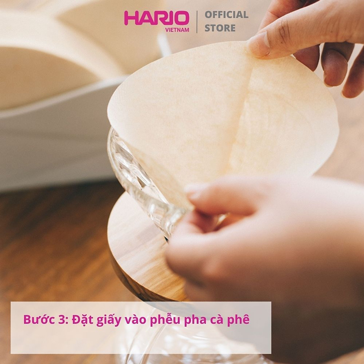 Giấy lọc cà phê Hario 100 cái (V60-VCF-02-100M)