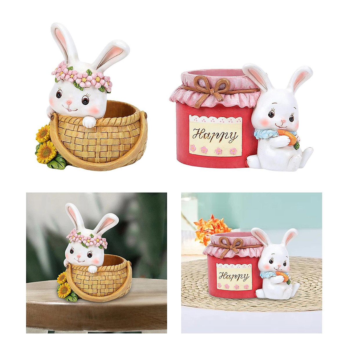 2 Creative Cute Animal Flower Pots for . - Ngoài trời & sân vườn