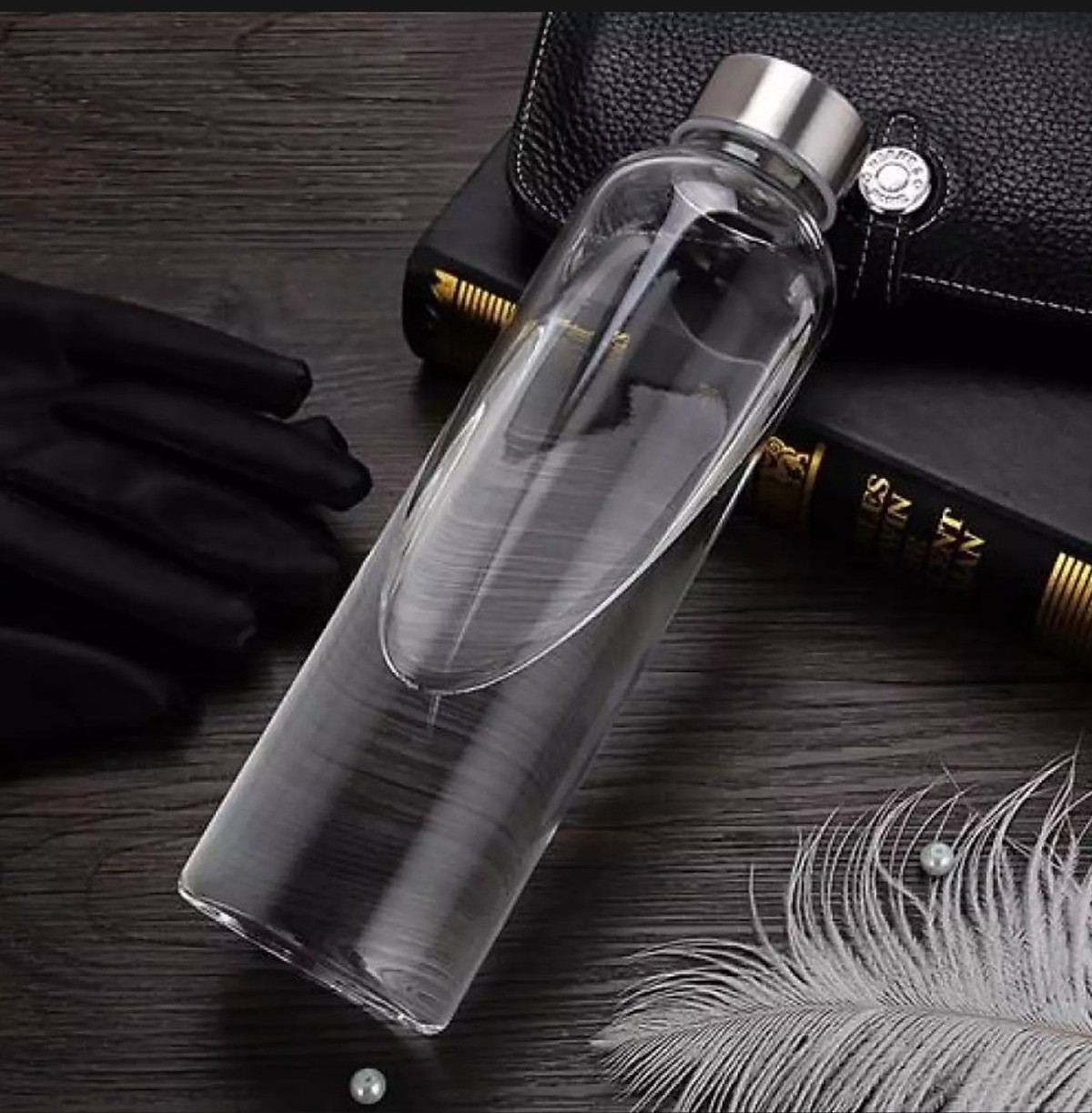 Combo 10 Chai Thủy Tinh đựng nước 500ML - Nắp Thiếc vặn có dây treo (Bình thủy tinh đựng nước, đựng sữa - Chai thủy tinh đựng nước ép)