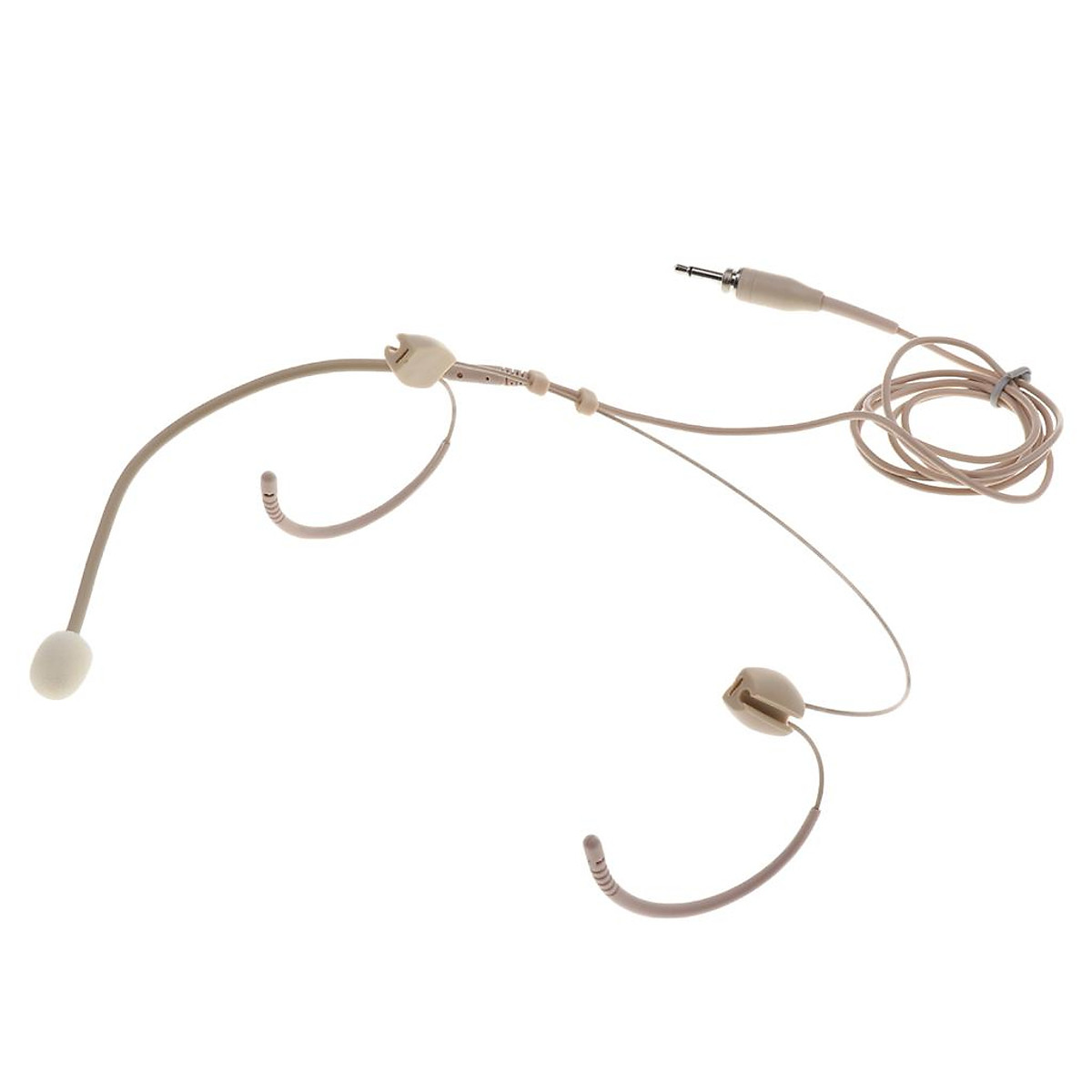 Wired Dual Ear Hook Headworn Unidirectional Microphone Condenser MIC ...