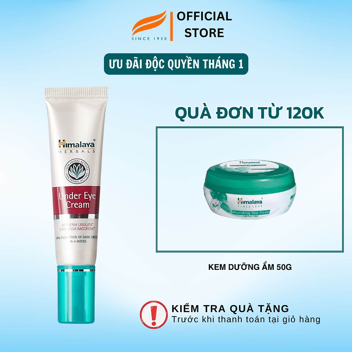 Kem Dưỡng Giảm Thâm Quầng Mắt Himalaya 15ml