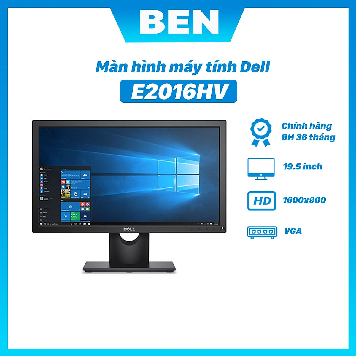 Màn hình DELL 19.5 inch E2016HV 1600x900 - Hàng chính hãng - Màn ...