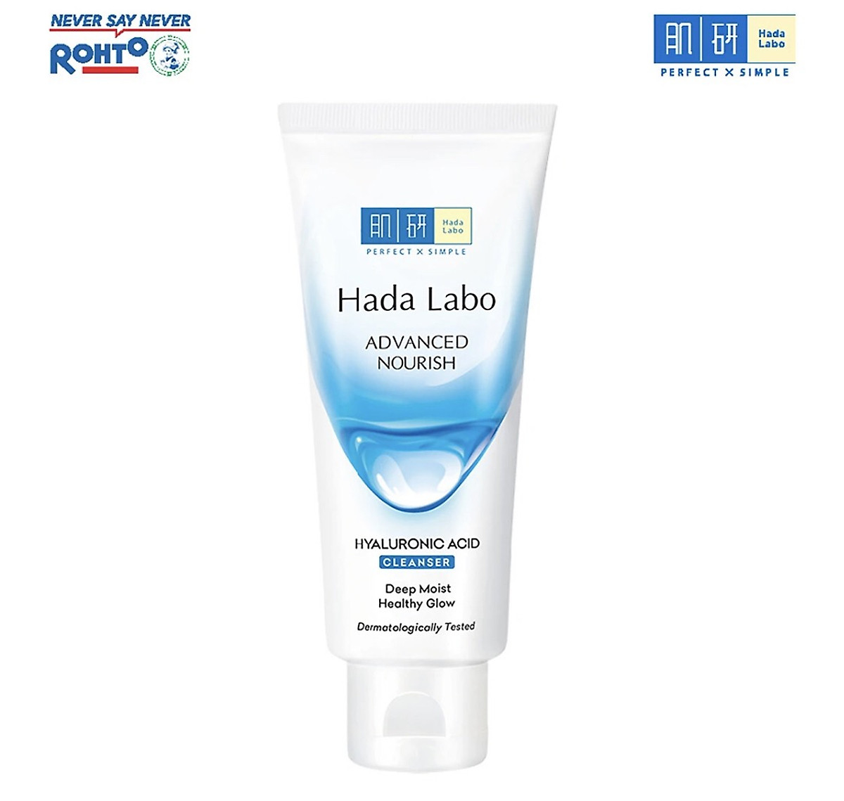 Kem rửa mặt dưỡng ẩm Hada Labo Advanced Nourish Hyaluronic Acid Cleanser (80g)