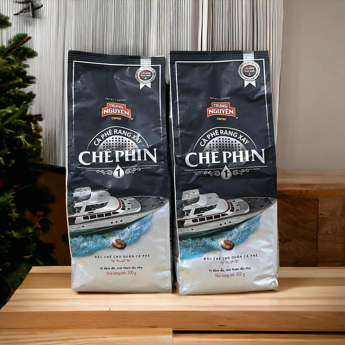 Combo 2 Bịch Cà phê Chế phin 1 Trung Nguyên( Tức 1kg)