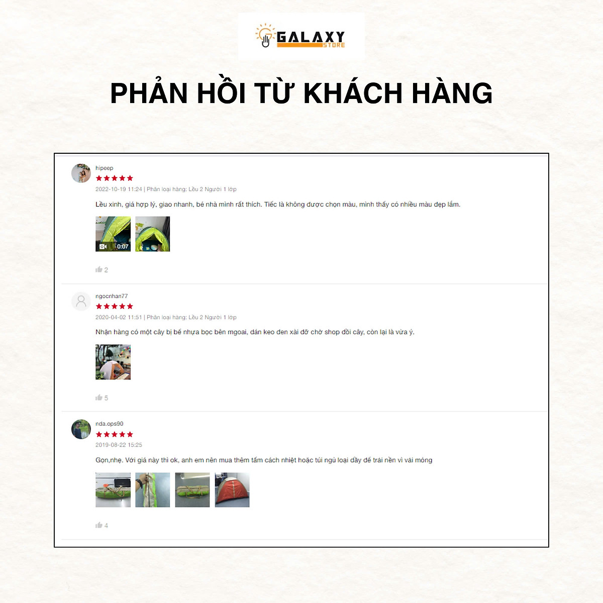 Lều 4 Người Phượt Cắm Trại Du Lịch Dã Ngoại Cao Cấp Galaxy Store GSL05 Tetragon 4P, Khung Thép Chắc Chắn Chống Thấm Nước, Không Bị Bí Hơi Trọng Lượng Nhẹ