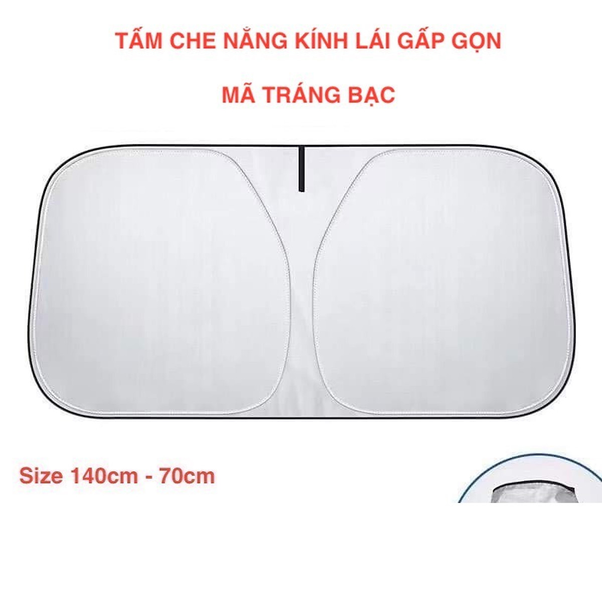 Tấm Che Kính Lái Trước Gấp Gọn Siêu Tiện Lợi- Mát xe, Bảo Vệ Nội Thất, Gọn Nhẹ, Dễ Sử Sụng