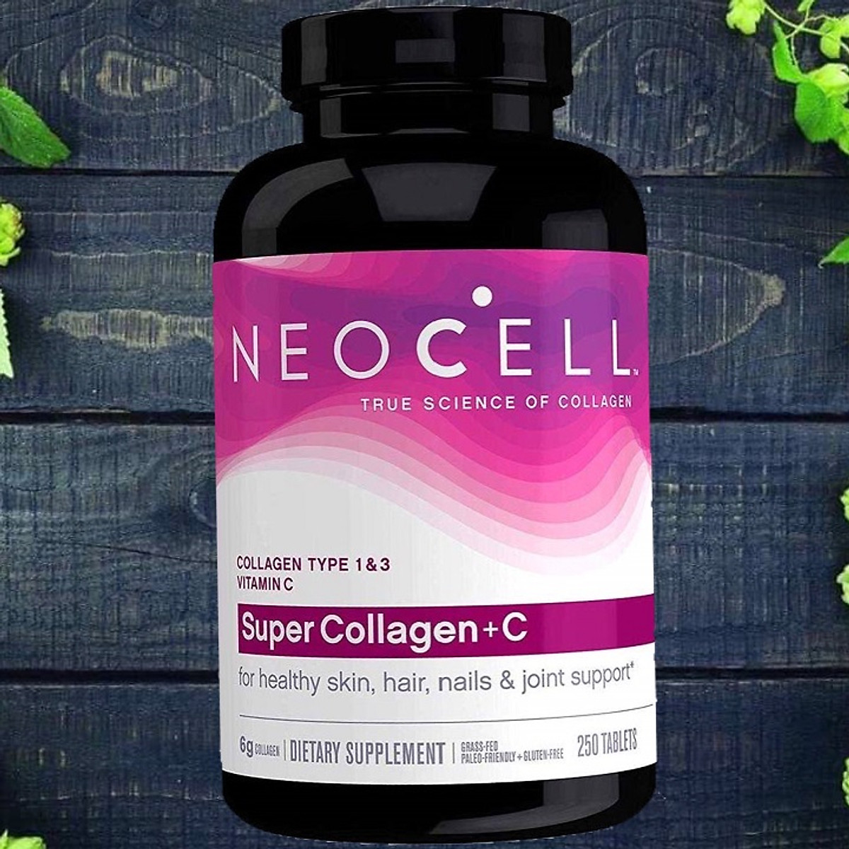 Collagen Mỹ NEOCELL Đẹp Da Khỏe Khớp Super Collagen +C  (250 Viên)
