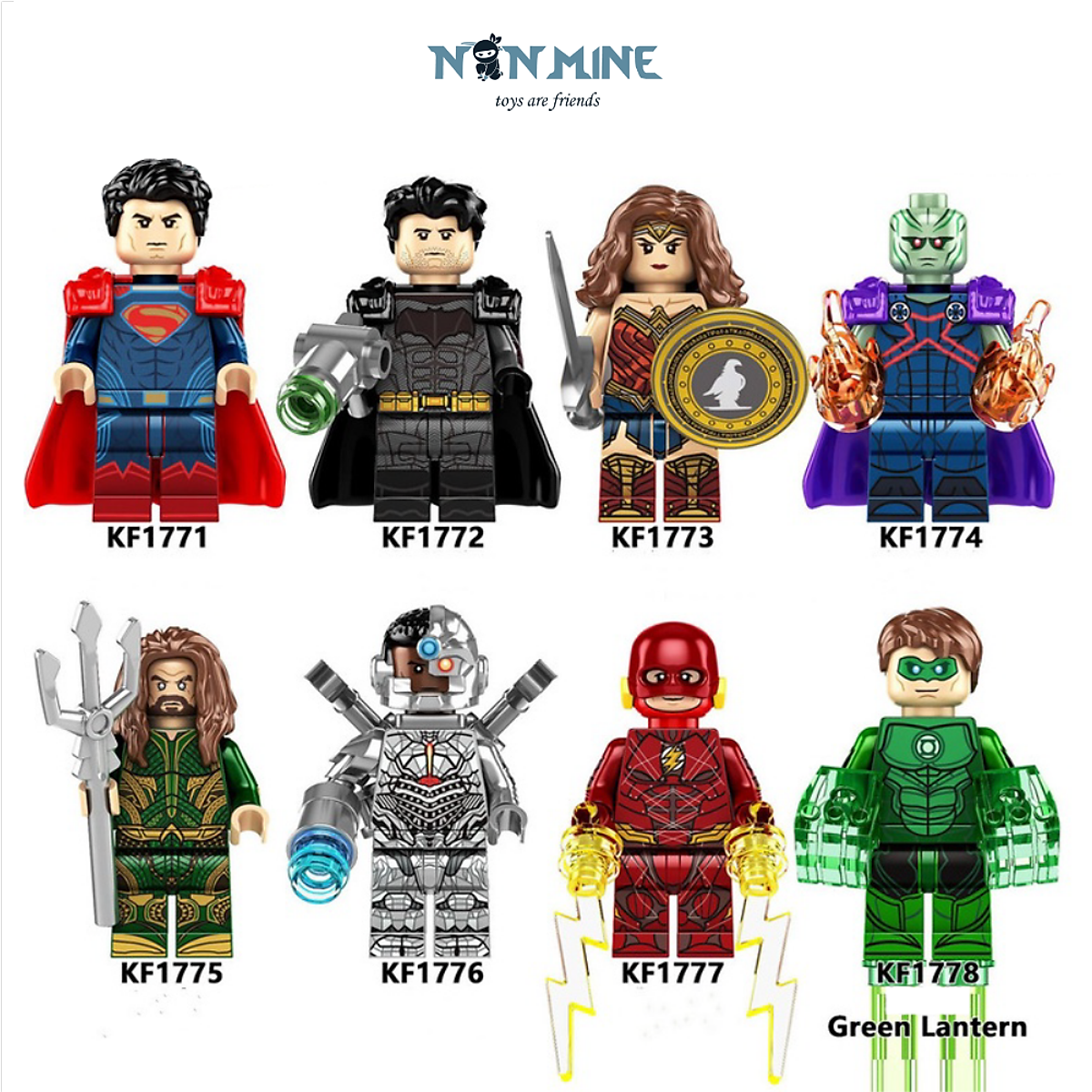 Set 6pcs Mô Hình Batman vs Superman  Quà Tặng Gifthaus