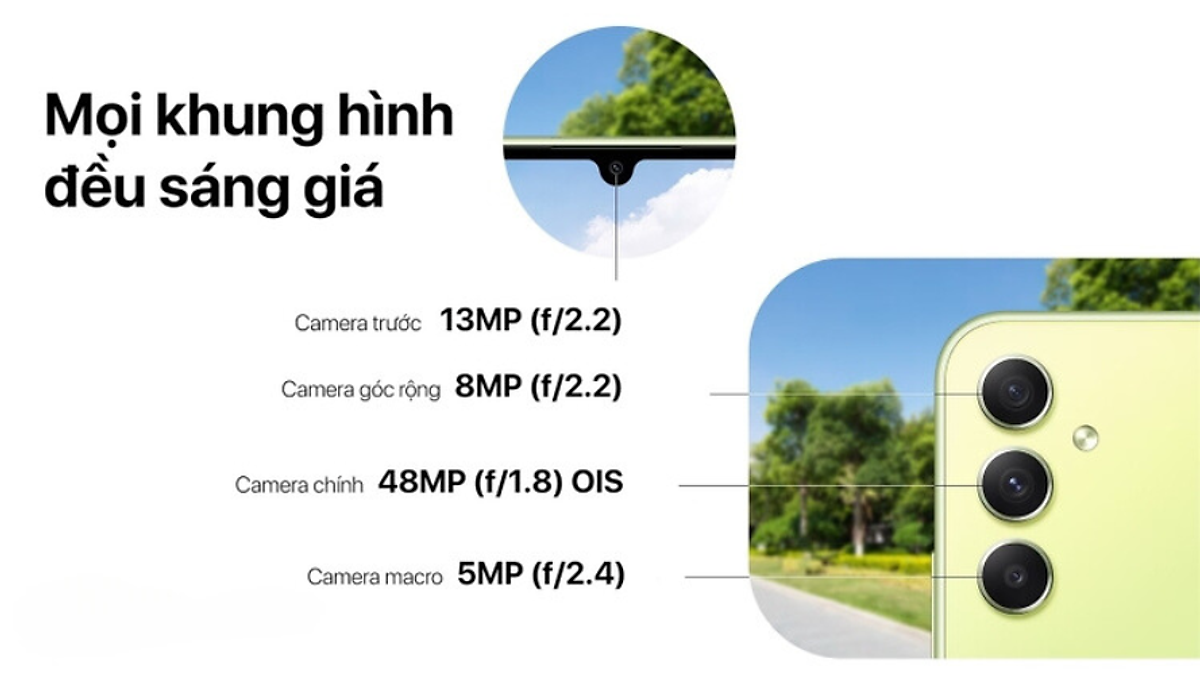 Điện thoại Samsung Galaxy A34 5G (8GB/256GB) - Đã kích hoạt bảo hành điện tử Hàng chính hãng