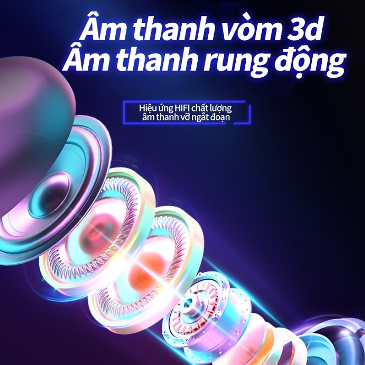 Tai nghe bluetooth K98, cực đẹp, sang trọng, pin trâu,Tai nghe Bluetooth 5.0, tai Nghe Chơi Game Không Dây Có Mic Với Độ Trễ Thấp - hàng chính hãng