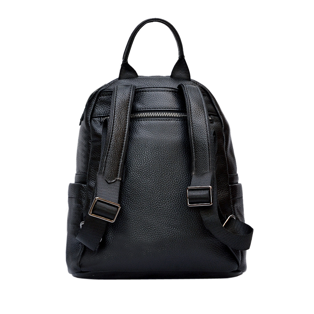 Ba lô nữ Da bò thật cao cấp ELMI màu Đen EF02 - Balo nữ