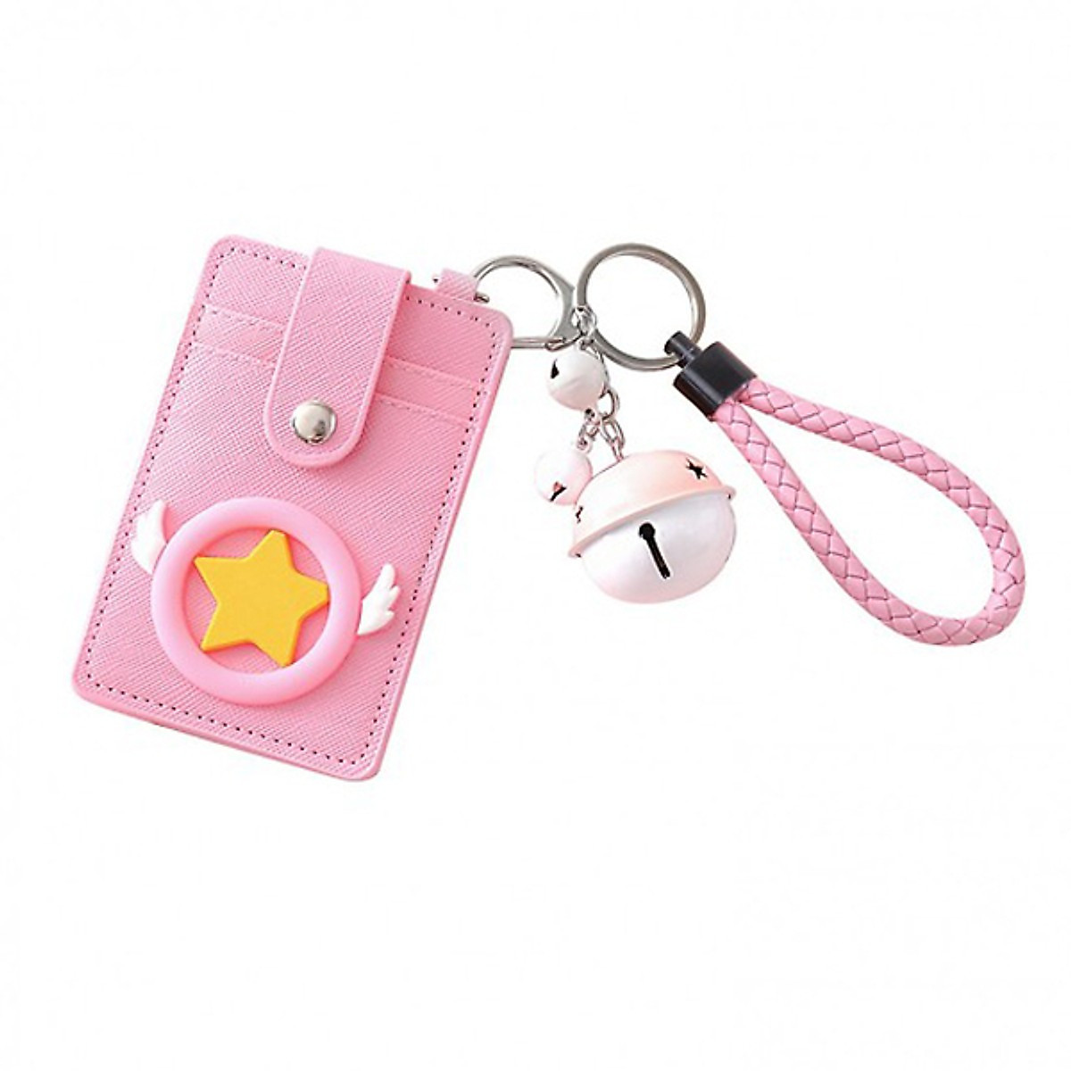 Móc Khóa Kèm Ví Đựng Thẻ ATM (Màu Ngẫu Nhiên)