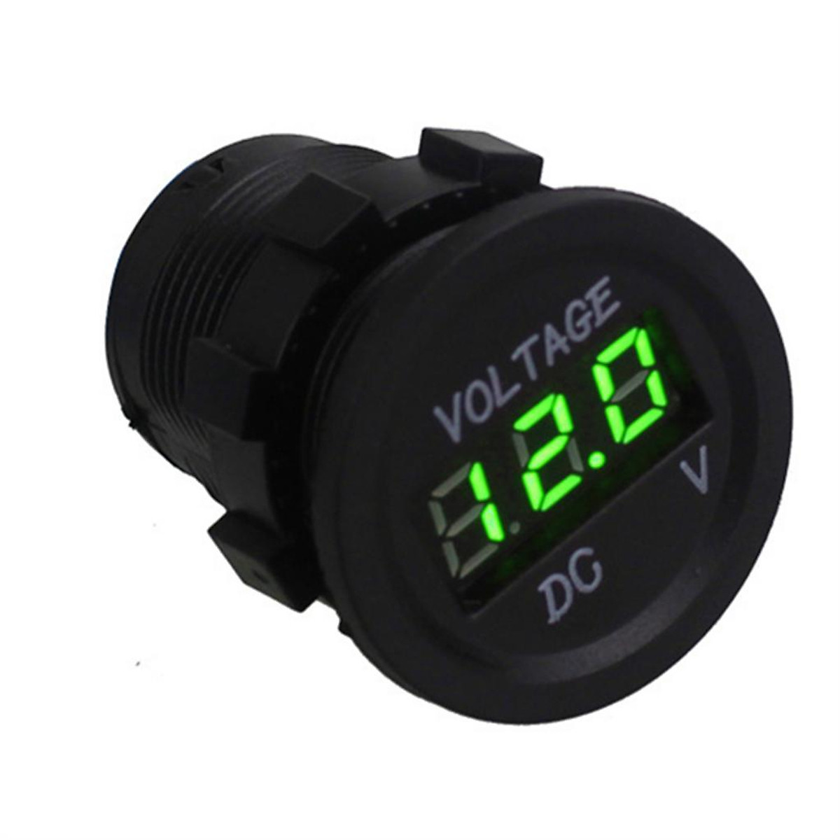 Boat Female Charger Socket Double USB +Voltmeter Phụ kiện ô tô