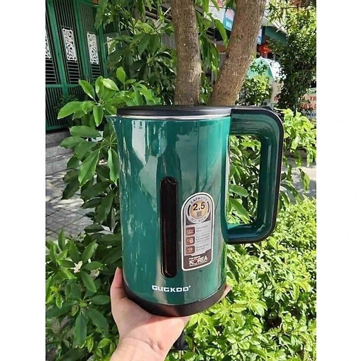 Ấm Siêu Tốc 2 Lớp Cuckoo Anh Lam Store - Ấm Đun Nước Siêu Tốc Công Suất Lớn 1500W Dung Tích 2.5L - Hàng Chính Hãng Loại 1