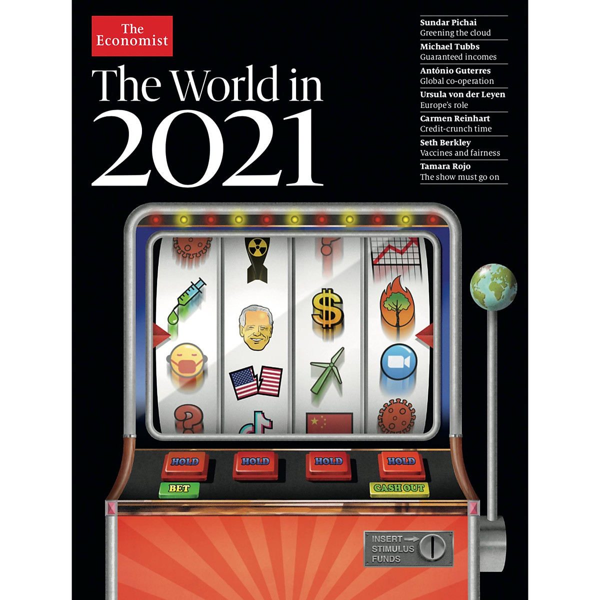 The Economist - The World In 2021, nhập khẩu từ Singapore, ấn bản 1 năm 1 lần