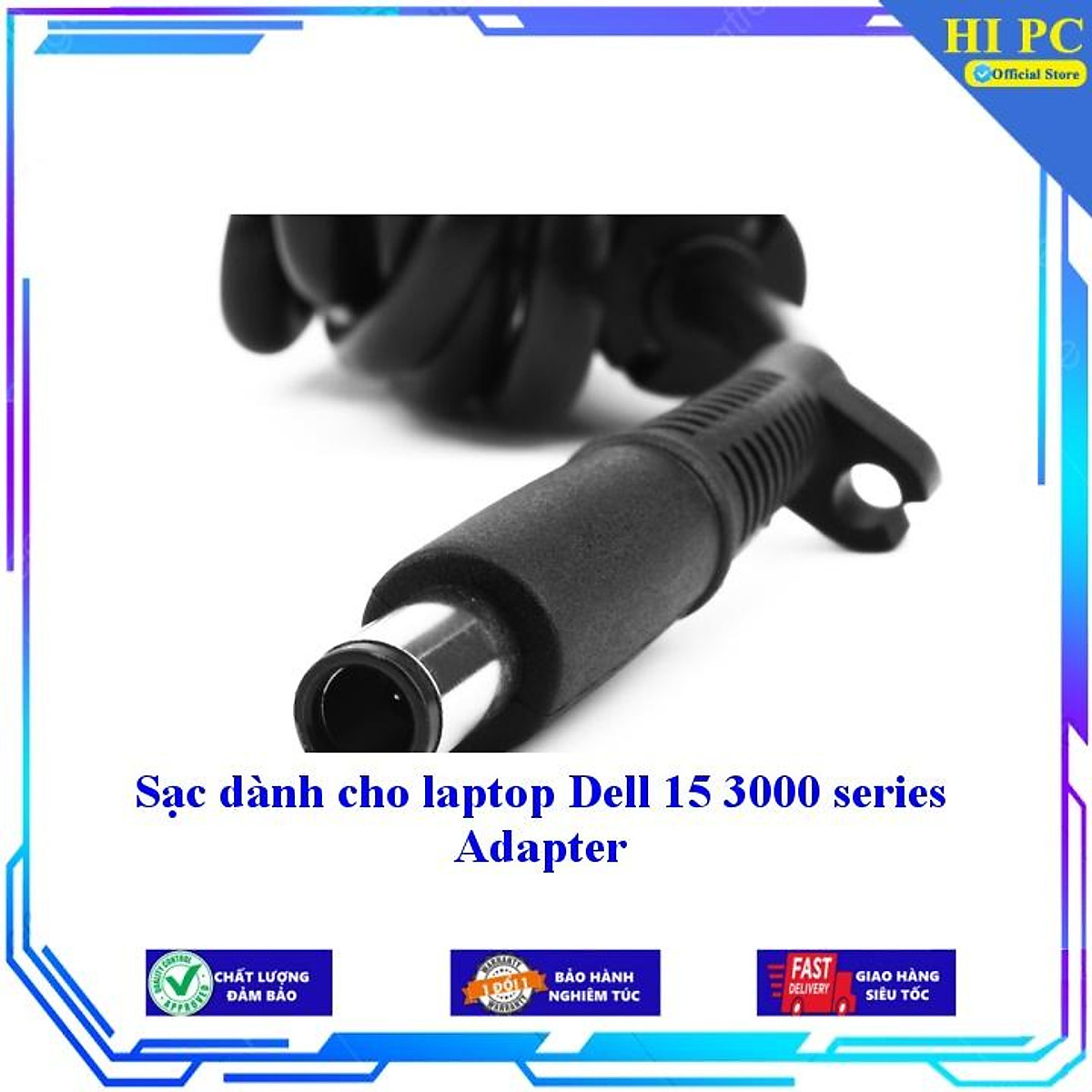 Sạc dành cho laptop Dell 15 3000 series Adapter - Kèm Dây nguồn - Hàng Nhập Khẩu