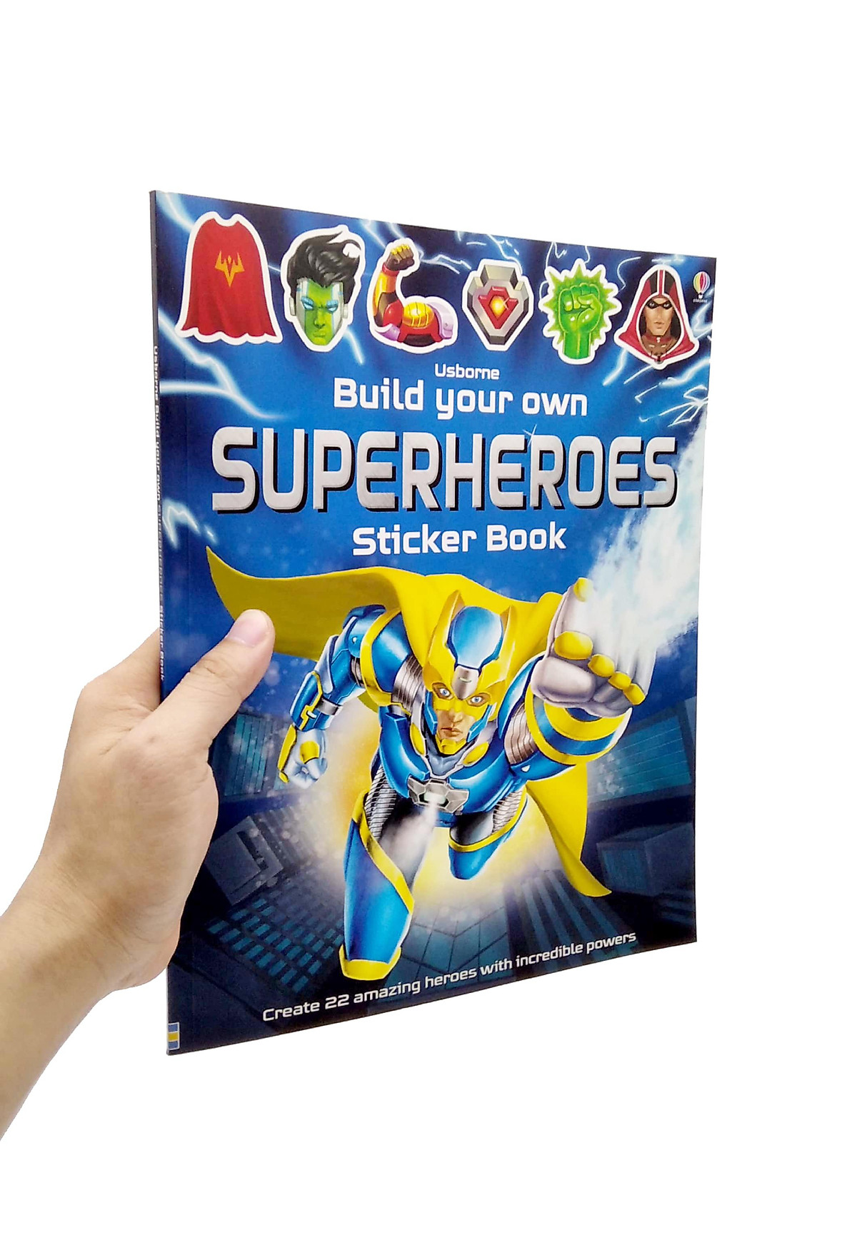 Usborne Build your own Superheroes Sticker Book