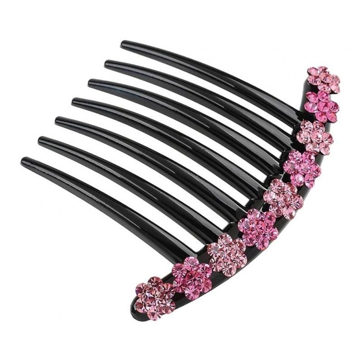Rhinestones Hair Comb Clip Updo Bridal Hair Styling Tool Blue - Phụ kiện thời trang khác Rhinestones Hair Comb Clip Updo Bridal Hair Styling Tool Blue - Phụ kiện thời trang khác