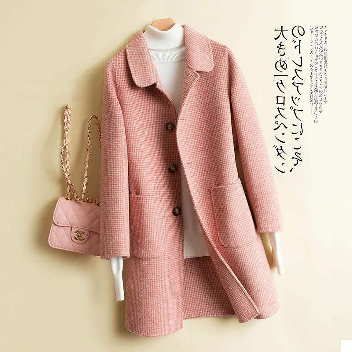 Mua ( Hàng Sẵn) Áo Khoác Dạ Nữ Cashmere Hai Mặt Công Sở Đẹp Ad31 - Hàng Quảng  Châu Cao Cấp | Tiki