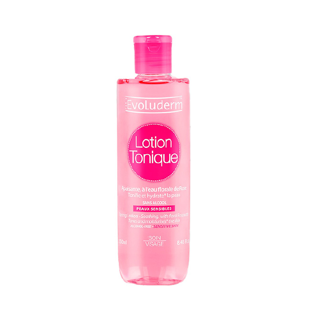 Nước hoa hồng Evoluderm se khít lỗ chân lông, dưỡng ẩm & làm sạch 250ml