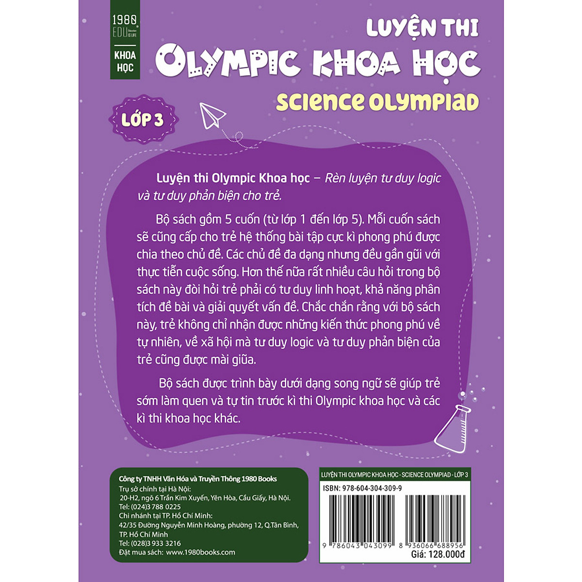 Mua Luyện Thi Olympic Khoa HọcScience Olympiad 3 tại 1980 BOOKS HCM