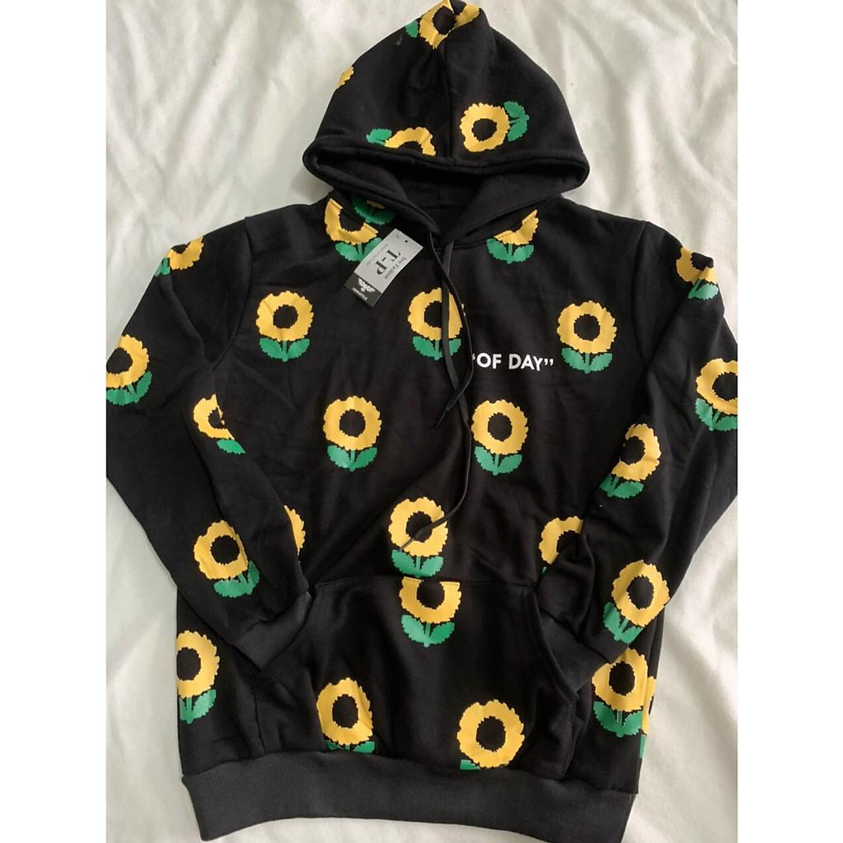 Áo hoodie,áo khoác nam nữ in hoa cúc chất thun nỉ ngoại mềm mịn ,thoáng mát freesize từ (45-68kg)