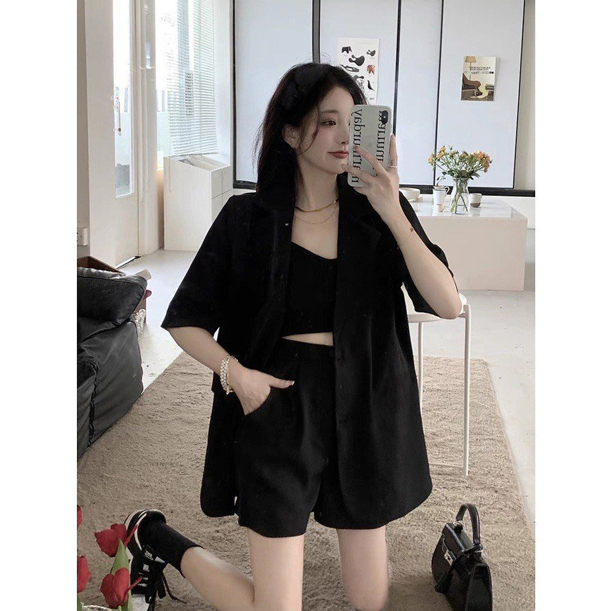 Top 48 ảnh về áo vest tay ngắn nữ  daotaonec